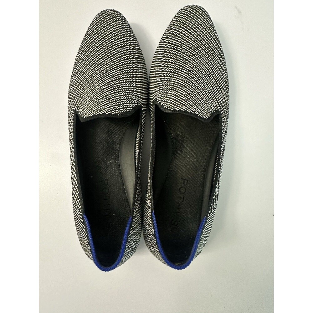 Rothy's Women's Slip On Knit The Almond Loafer Herringbone Flat Shoe Size 7.5